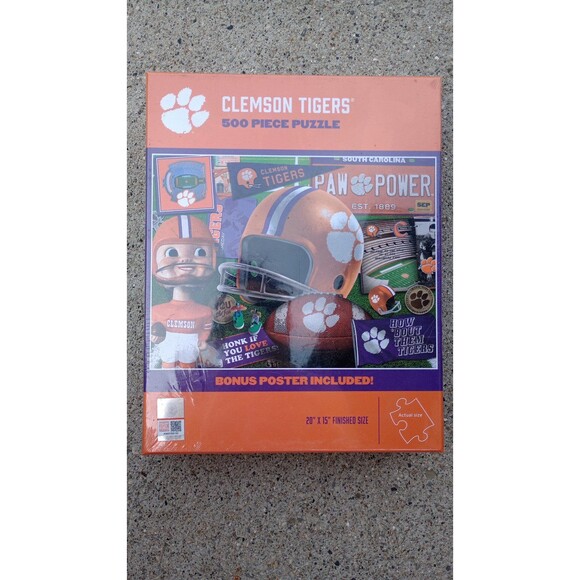 Clemson Tigers 500 Piece Puzzle - Picture 1 of 2